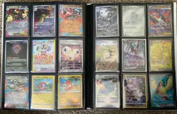 Pokemon Ex, Vmax, Secret Rares, Full Art Lot Of 226 Cards & Binder - Image 3