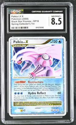 CGC 8.5 Palkia LV.X 2008 Black Star Promos DP18 Holo Pokemon Card - Image 1