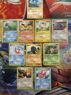 Vintage Pokemon Card Lot Pop Series Flareon Vaporeon Jolteon Eevee Bulbasaur - Image 2