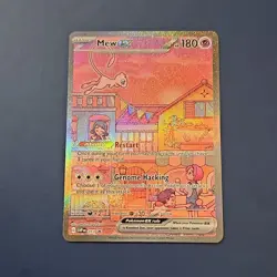 Pokemon Mew EX Full Art Promo Holo 053 SV: Scarlet & Violet Promo Cards 180 HP - Image 1