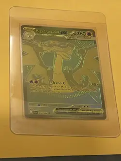 Mega Charizard X ex 130/094 Phantasmal Flames Gold Hyper Rare Pokemon Card MINT - Image 5