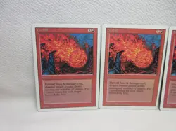 FIREBALL X3 MAGIC THE GATHERING REVISED MTG VINTAGE Trading Card #142 - Image 3