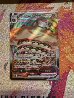 Pokemon TCG Sandaconda VMAX Holo Card 090/198 Sword & Shield Chilling Reign - Image 1