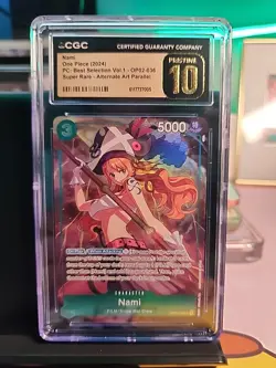 Nami (Premium Collection - Vol. 1) OP02-036 One Piece CARD/ CGC 10 PRIT GEM ENG! - Image 5