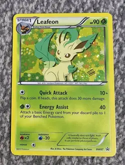 Leafeon BW87 Holo 2013 Black Star Promos Black & White Pokemon Card - Image 1