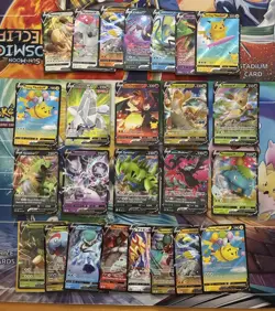 Pokemon Card Lot Full Art Alt Art Fire Tyranitar Charizard Tyranitar 25 Cards - Image 1