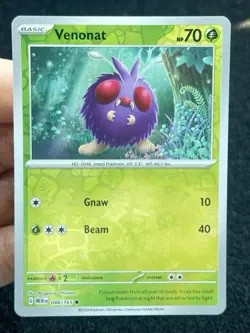 Venonat 048/165 Reverse Holo- LP-NM - Pokemon TCG Card - Image 1