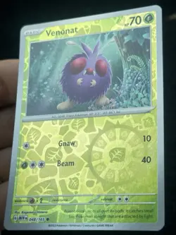 Venonat 048/165 Reverse Holo- LP-NM - Pokemon TCG Card - Image 2
