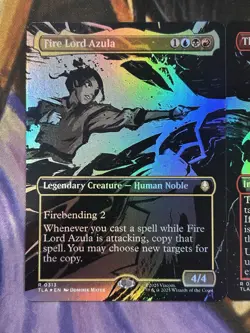 FOIL Fire Lord Azula Zuko Last Agni Kai (Borderless) MTG Avatar Full Art - NM 🔥 - Image 2