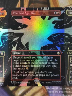 FOIL Fire Lord Azula Zuko Last Agni Kai (Borderless) MTG Avatar Full Art - NM 🔥 - Image 3