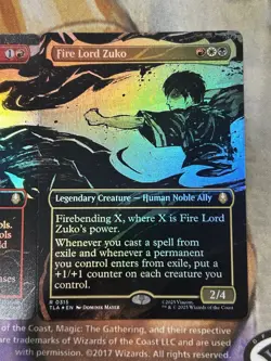 FOIL Fire Lord Azula Zuko Last Agni Kai (Borderless) MTG Avatar Full Art - NM 🔥 - Image 4