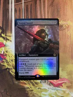 Vorpal Sword - Foil - Buy-a-Box Promo - MTG - EN - NM - 396 - Image 1