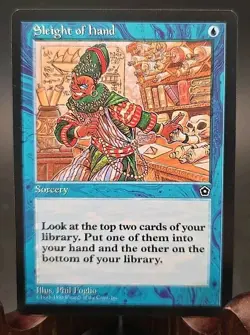 Sleight of Hand Portal Second Age MTG Regular Near Mint - Image 1