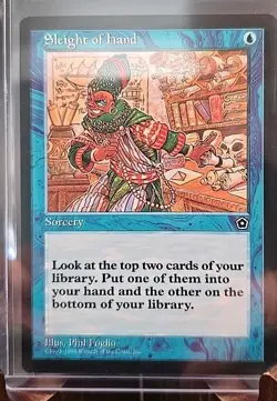 Sleight of Hand Portal Second Age MTG Regular Near Mint - Image 3