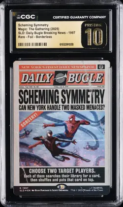 2025 MAGIC THE GATHERING SLD DAILY BUGLE #1997 SCHEMING SYMMETRY CGC 10 PRISTINE - Image 1