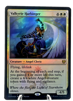 Valkyrie Harbinger 374-Kaldheim 2022- Promo Foil-Magic The Gathering MTG **NM - Image 1