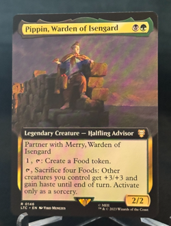 MTG LTC Commander: Tales of Middle-Earth Extended Pippin, Warden Isengard - Rare - Image 1