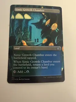 Simic Growth Chamber Borderless Foil Land Double Masters 2022 #412 MTG - Image 1