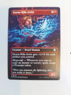 Storm-Kiln Artist (Borderless) Commander Masters Regular - Image 1
