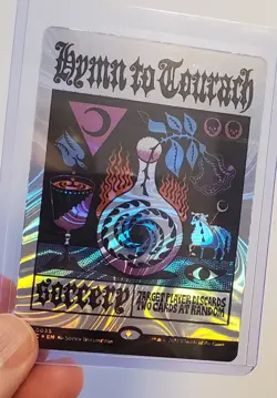 hymn to tourach HALO FOIL secret lair encyclopedia of magic - Image 1