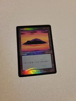 Island (2002) Arena Promos Foil Lightly Played MTG - Image 1