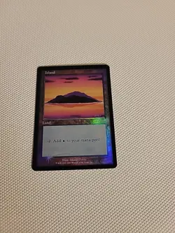 Island (2002) Arena Promos Foil Lightly Played MTG - Image 2