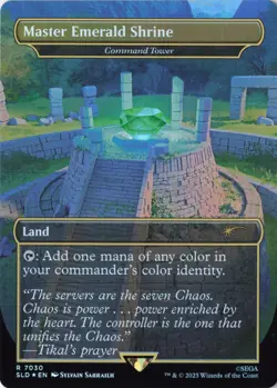 Master Emerald Shrine - Command Tower (7030) (Rainbow Foil) Secret Lair Drop Ser - Image 1
