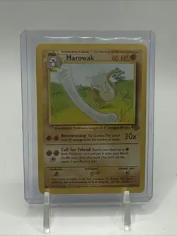 Pokemon Card Marowak 39/64 1st Edition Jungle - Moderately Played - Image 1