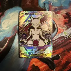 MEWTWO EX DELUXE HOLO FULL ART POKEMON TCG POCKET IR AR SIR alt NM - Image 2