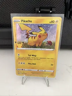 Pikachu Pokemon TCG 25th Anniversary SWSH039 General Mills Holo Promo - Image 2