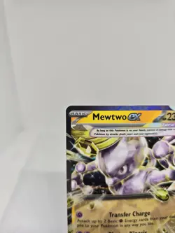 Pokemon Paradox Rift Mewtwo EX Ultra Rare Holo Tera 58/182 NM - Image 3