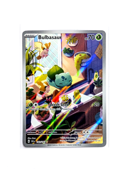 Bulbasaur 143/142 Illustration Rare Full Art Stellar Crown POKEMON TCG SCR NM/M - Image 1