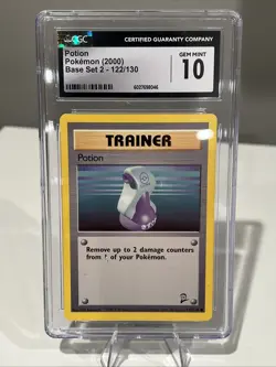 2000 Pokemon Potion Base Set 2 CGC 10 - Image 1