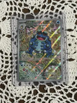 2025 Pokemon Black Bolt Seismitoad Illustration Rare #105/086 - Image 1