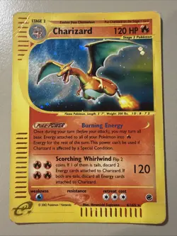 Pokemon TCG Charizard Expedition Base Set - 6/165 - Rare Holo - Image 1