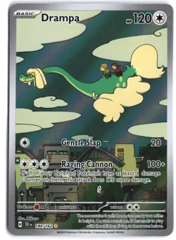 Drampa 184/162 Illustration Rare Temporal Forces Pokemon NM - Image 1