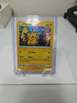 Pokemon Pikachu SM86 Promo Black Star Holo Card 2017 - Image 1