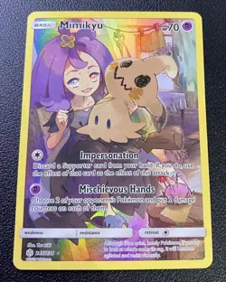 2019 Pokemon S&M Cosmic Eclipse Mimikyu Secret Rare #245/236 LP/MP 📈 - Image 1