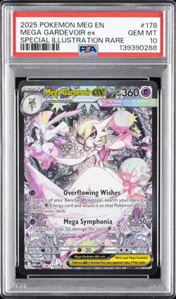 2025 POKEMON MEGA EVOLUTION SPECIAL ILLUSTRATION RARE MEGA GARDEVOIR EX PSA 10 - Image 1