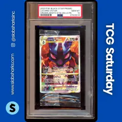 2019 POKEMON SWSH BLACK STR PROMO #SWSH291 LUCARIO VSTAR ETB PROMO SEALED PSA 10 - Image 1