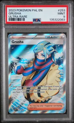 2023 POKEMON PAL EN-PALDEA EVOLVED ULTRA RARE #253 GRUSHA PSA 9 - Image 1