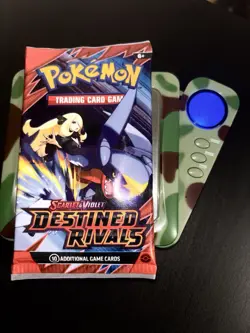 22.6g! HEAVY Pokemon Destined Rivals Booster Pack Sealed 2025 - Garchomp Art -BB - Image 1