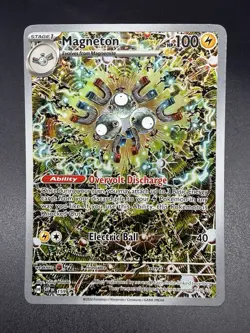 Magneton 159 Sv: Scarlet & Violet Black Star Promo Card Holo Pokemon TCG LP - Image 1