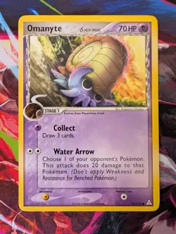 Ex Holon Phantoms Omanyte (Delta Species) 74/110 Regular Pokemon TCG - Image 2