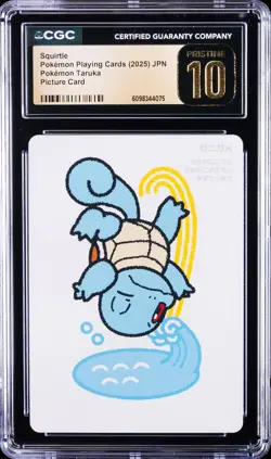 2025 POKEMON TARUKA SQUIRTLE CGC 10 PRISTINE - Image 1