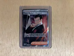Pokemon TCG Team Rockets Giovanni 225/182 English SV10:DESTINED Rivals - Image 1