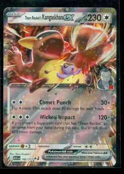 Pokemon TEAM ROCKET'S KANGASKHAN EX 162/217 - Ascended Heroes - ULTRA RARE HOLO - Image 1