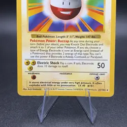 Pokemon Electrode 021/102 Base Set (Shadowless) Regular - Image 3