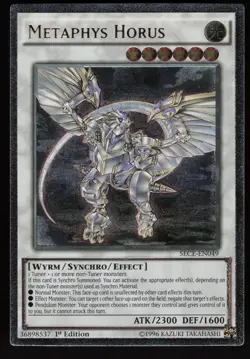 Metaphys Horus SECE-EN049 Ultimate Rare 1st Edition EURO Yu-Gi-Oh - Image 1