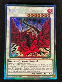 Yugioh Black Rose Dragon RA04-EN057 1st Collectors Rare (NM) - Image 1
